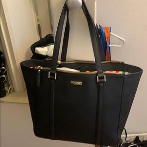 Large black Kate Spade tote